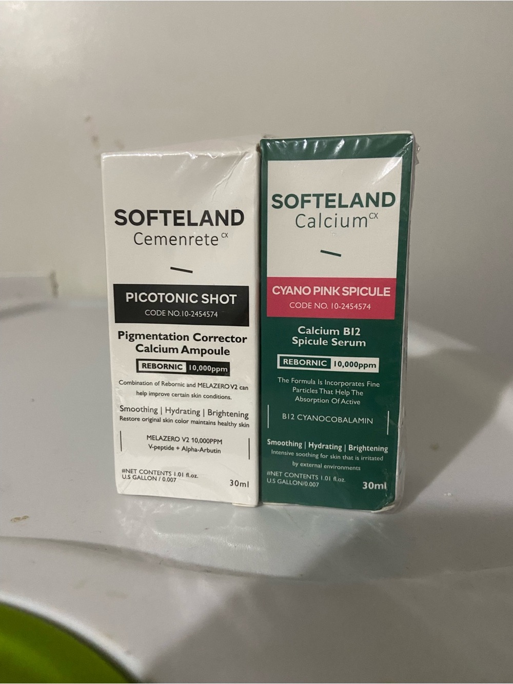 Softeland Cemenrete Cyano Pink Spicule Serum 30ml + Picotonic Shot 30ml